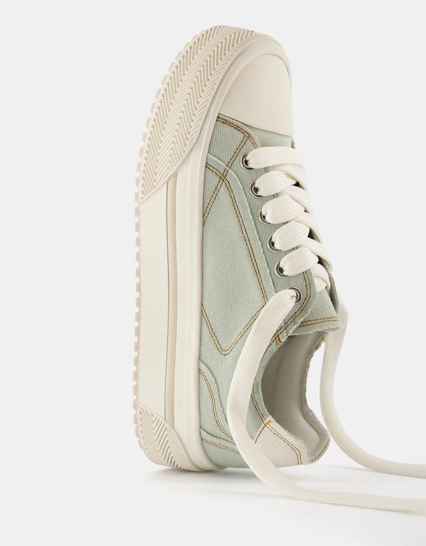 Sneakers denim plateforme homme-1-043-3