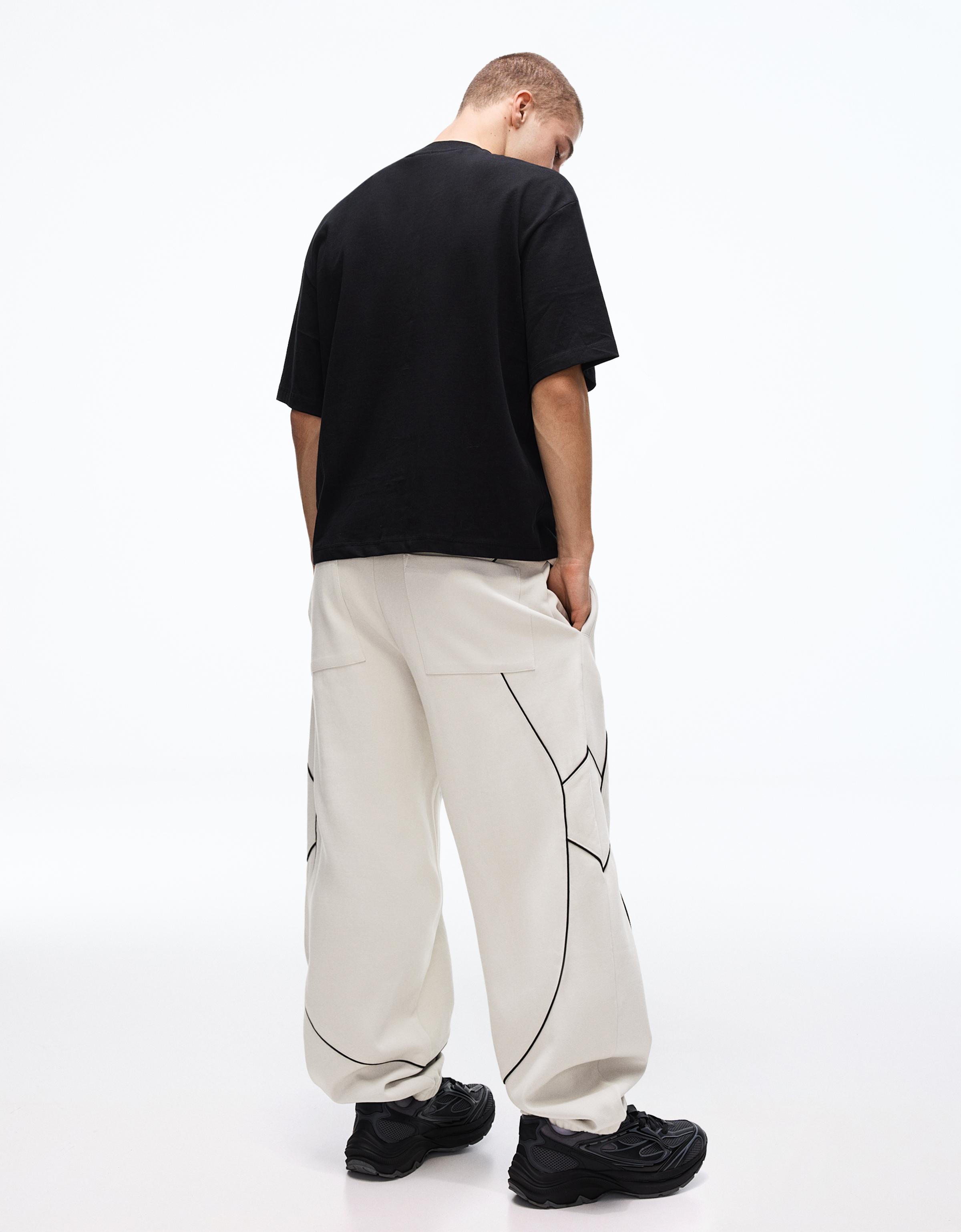 Baskılı balloon fit pantolon - Görsel 20