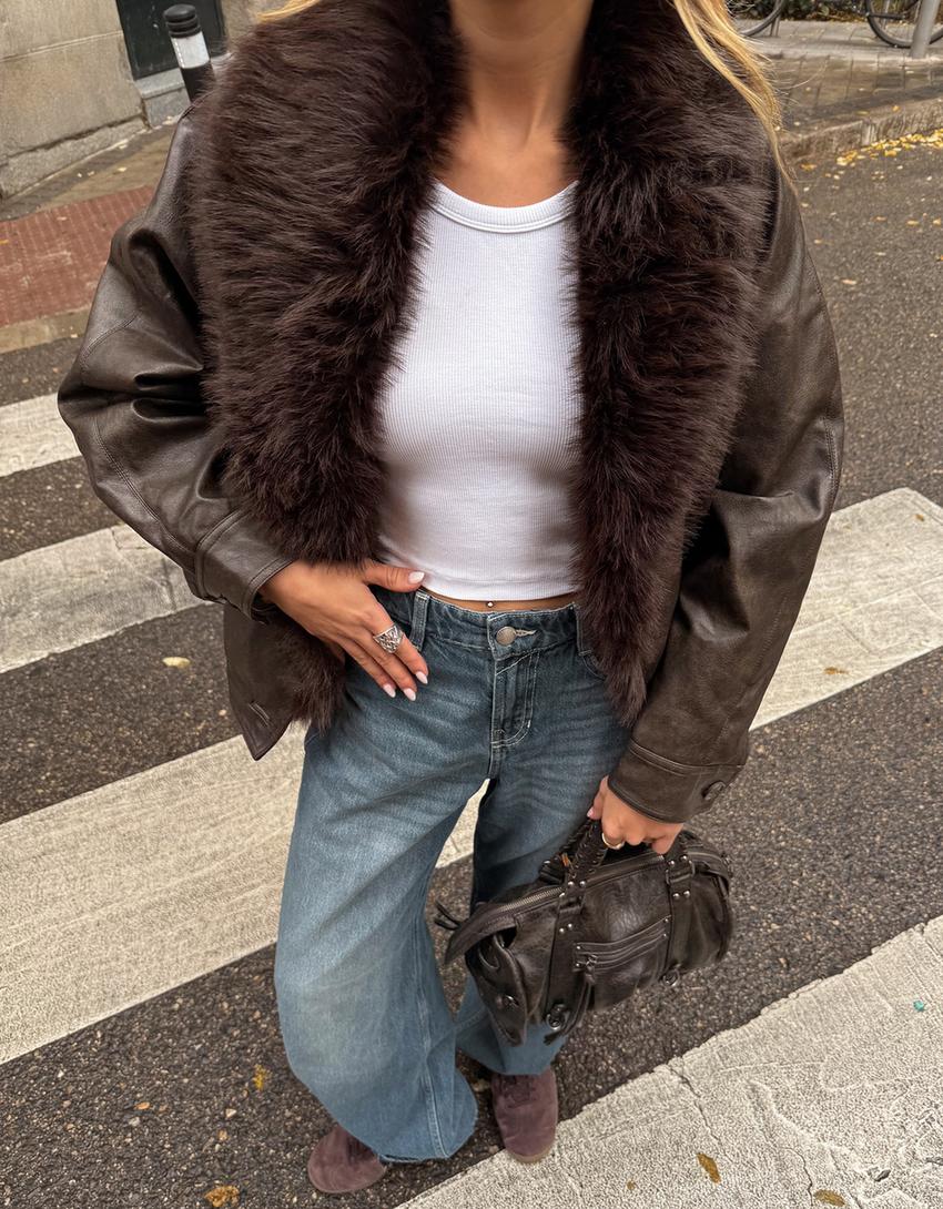 Jean barrel wide leg-Bleu