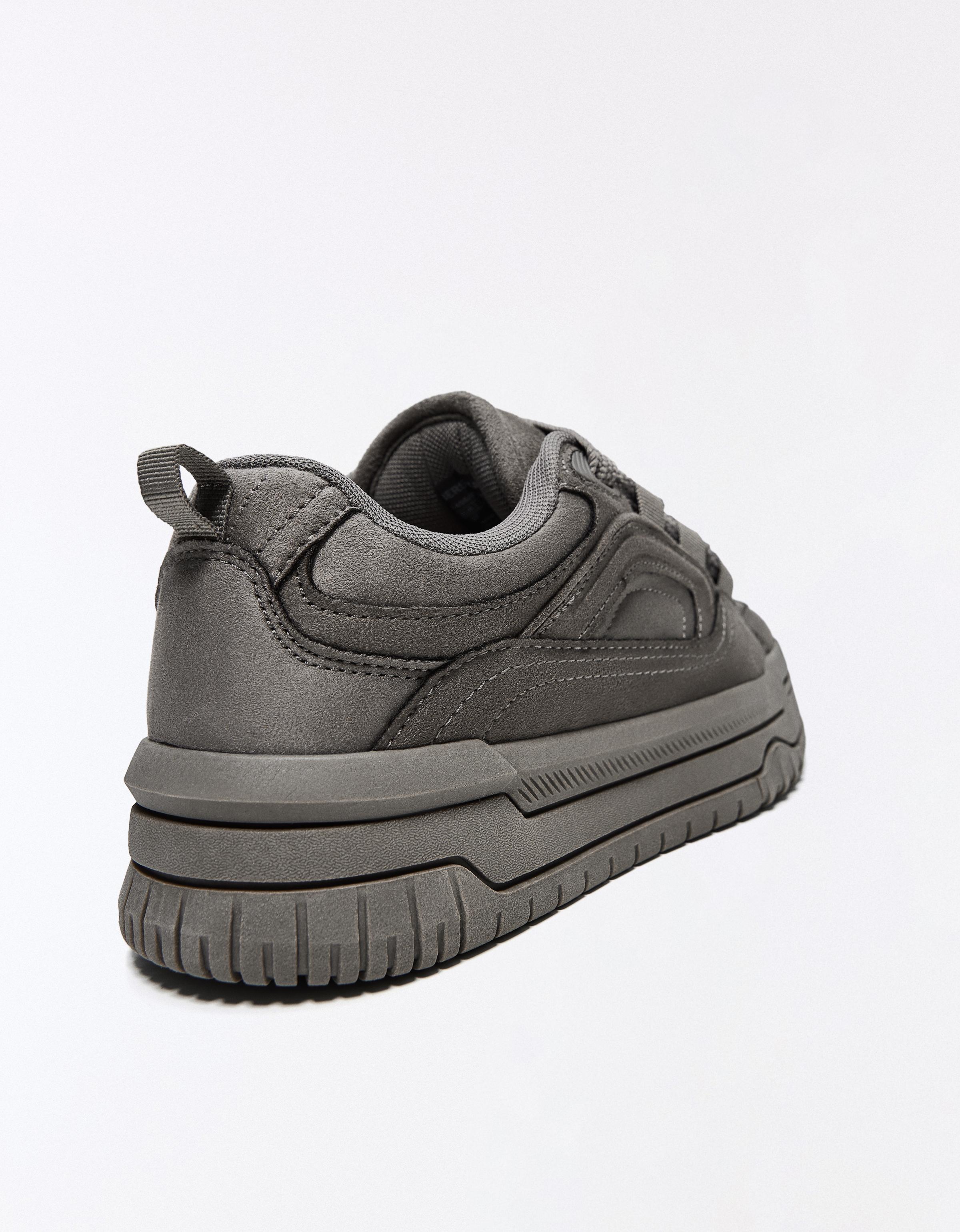 Chunky skate trainers — Grey