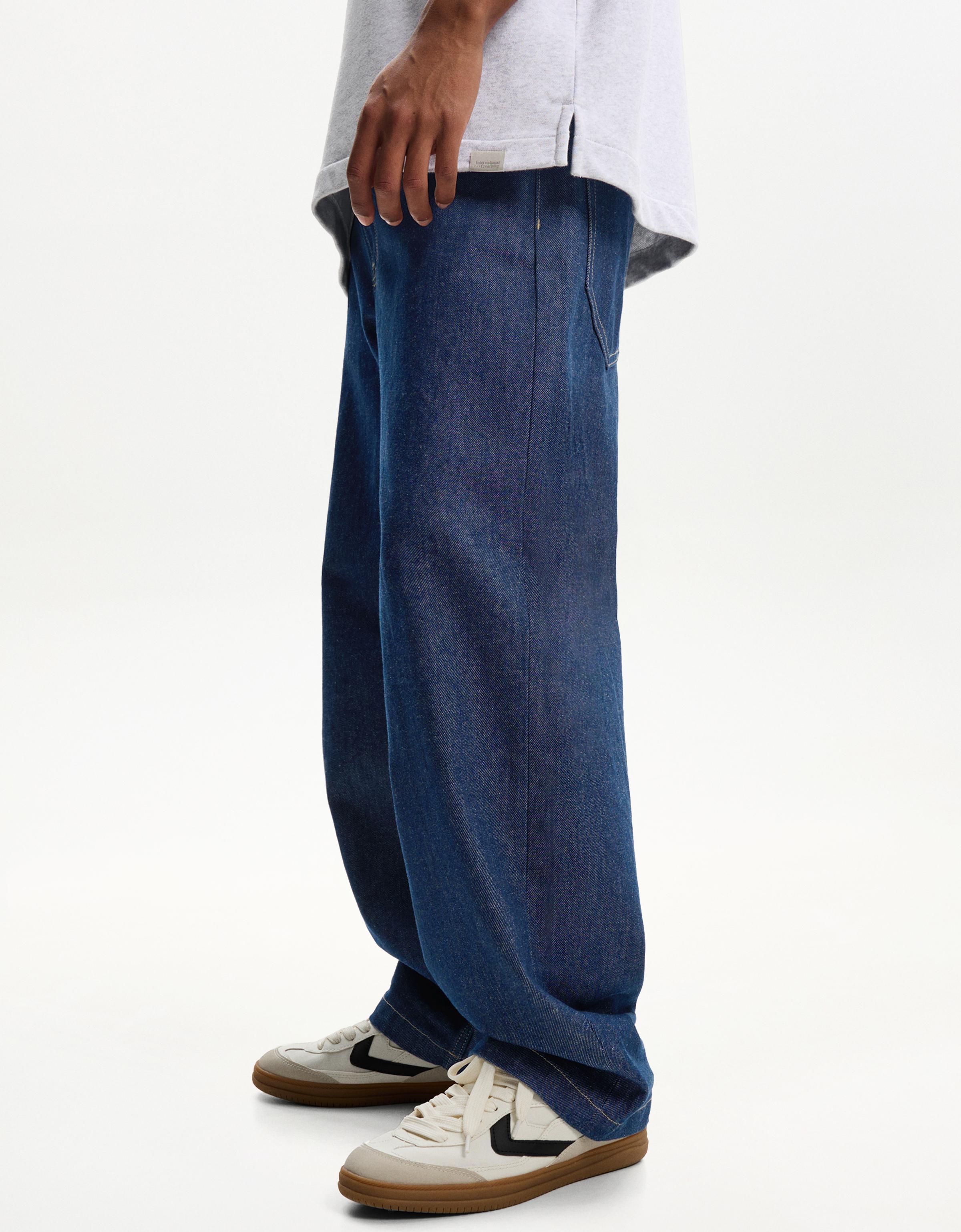 Super baggy jeans - Denim - Men | Bershka