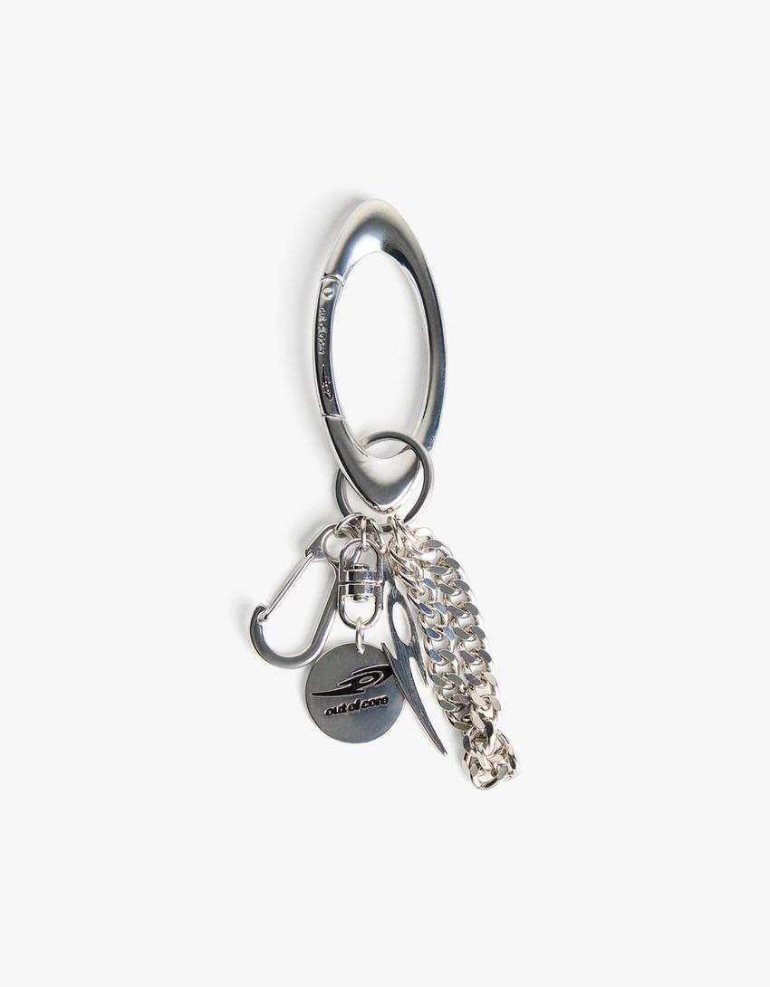 Out of core key ring-Silver
