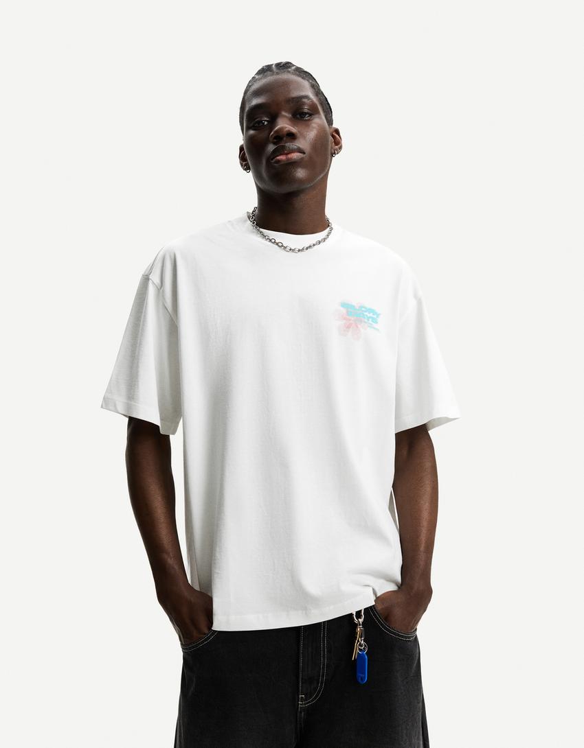 Short sleeve T-shirt with print