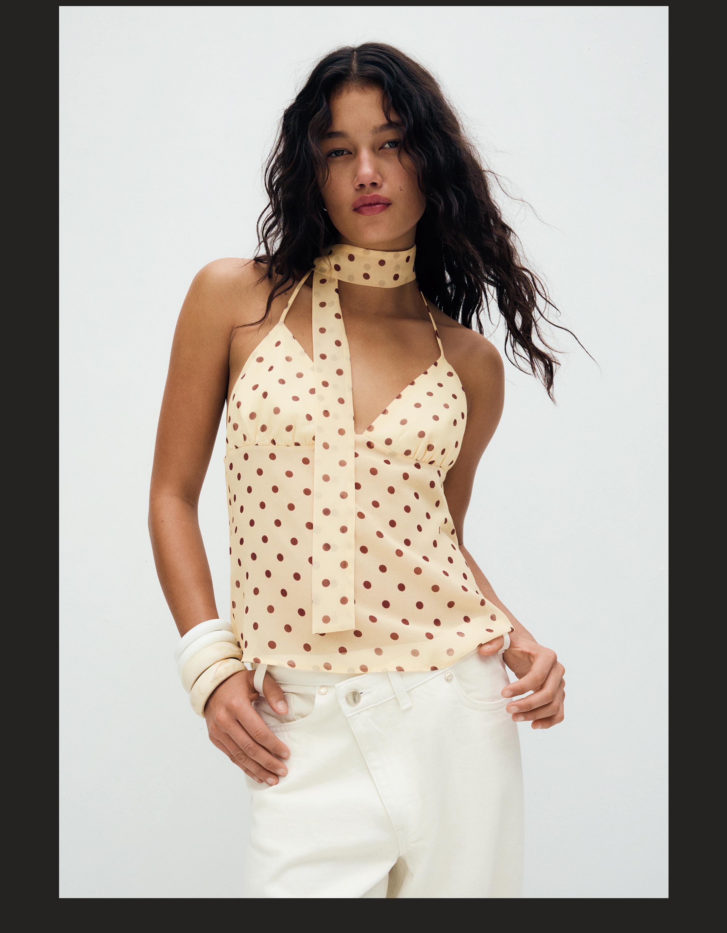 Fular detaylı askılı top - Görsel 46