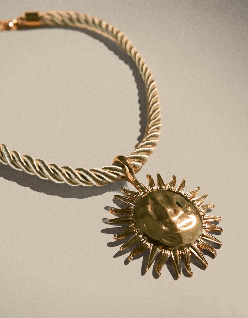 Sun cord necklace - signature edition-Gold-0