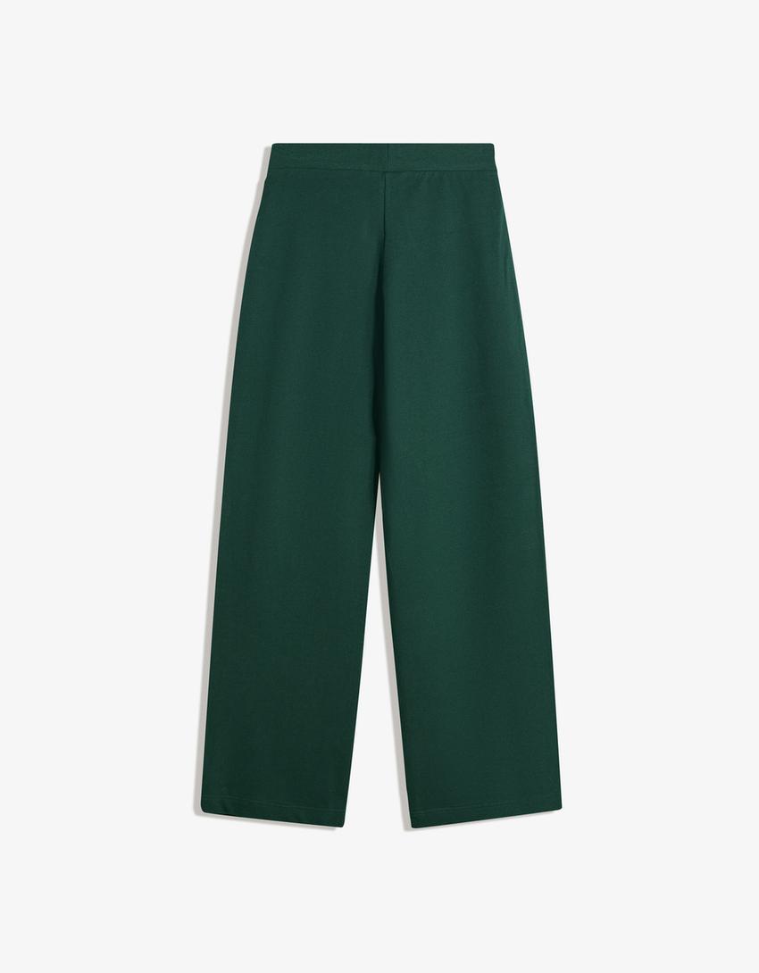 Plush pants-Green-4