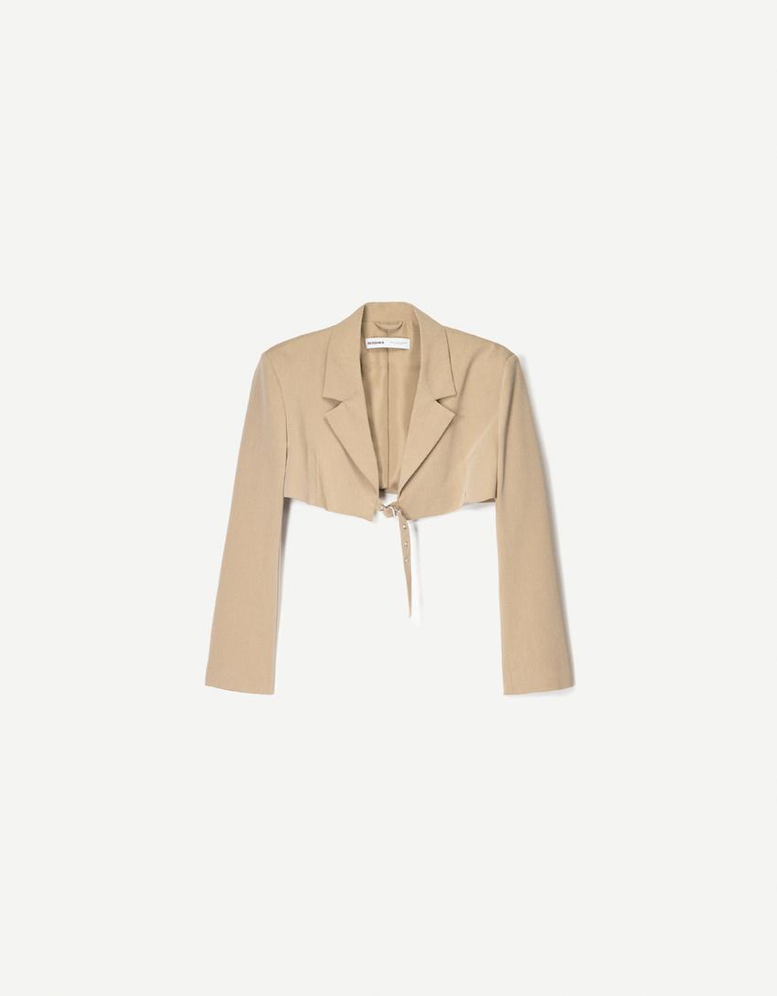 Cropped blazer