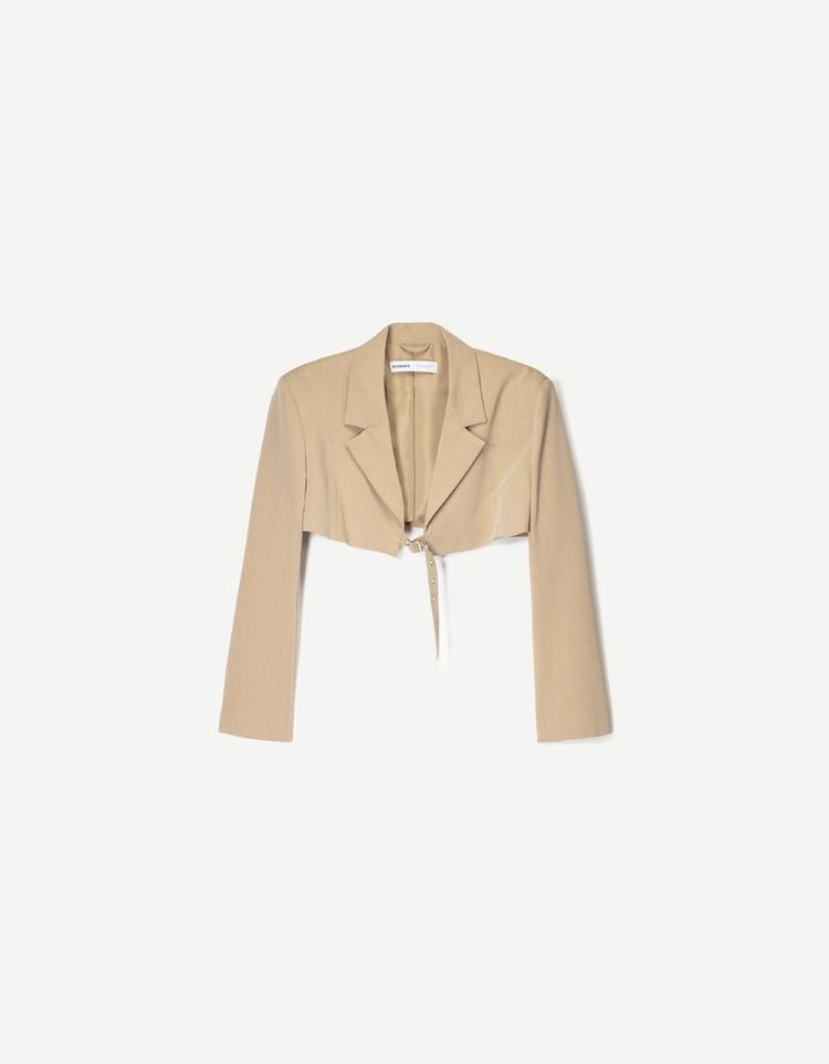 Crop blazer