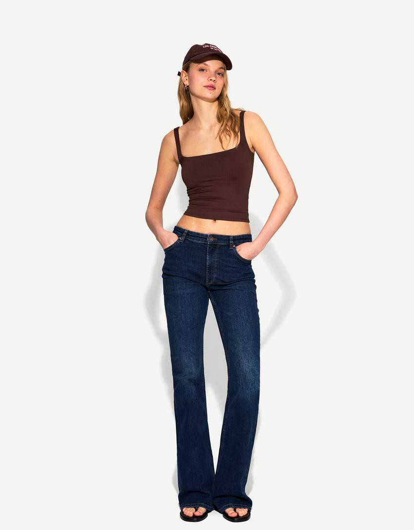 Strappy top-Brown-2