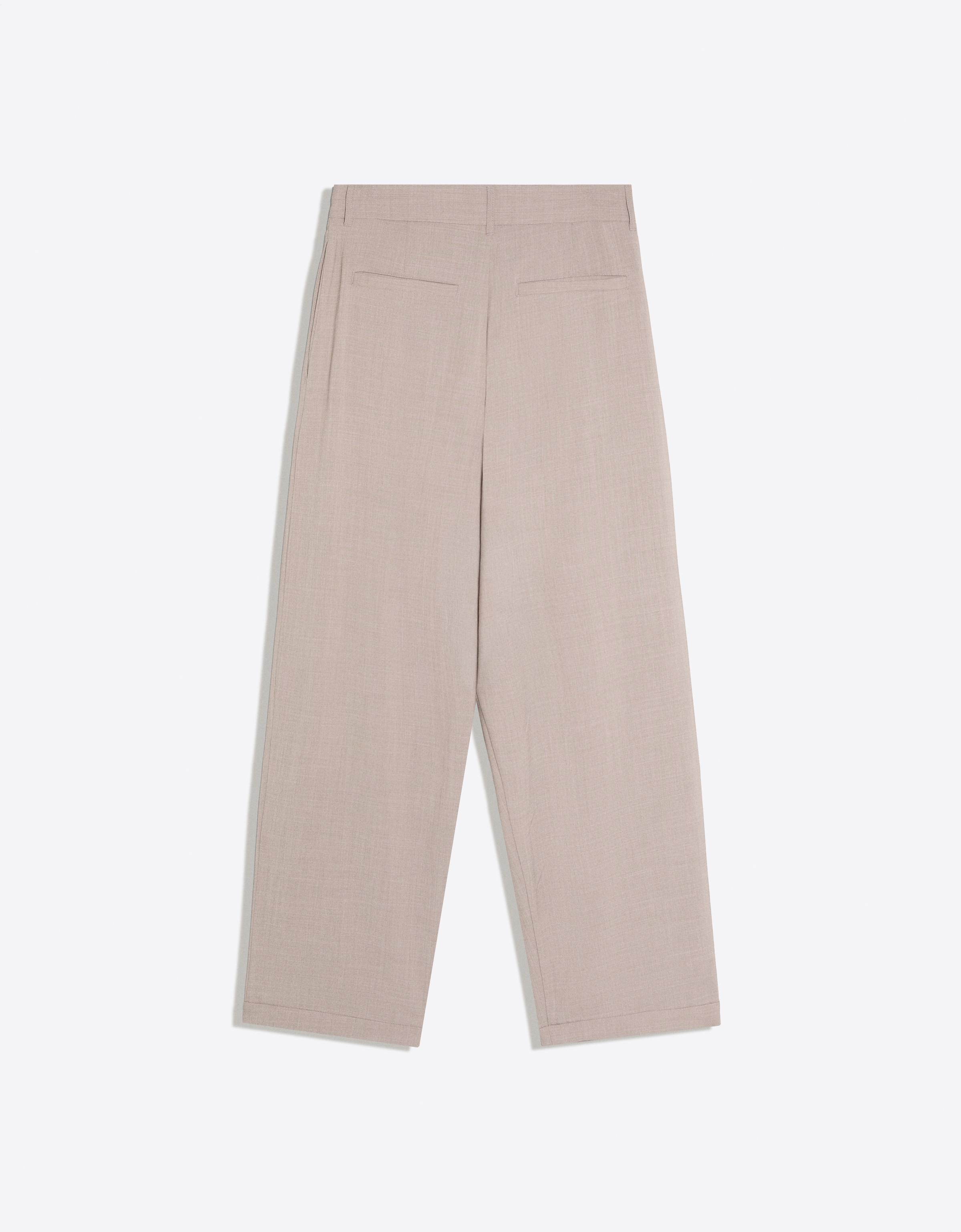 Bershka Tailored fit baggy pantolon görsel 8