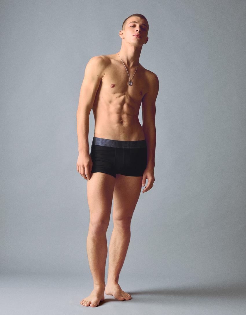 3er-Pack Boxershorts mit breitem Bund-Rosa