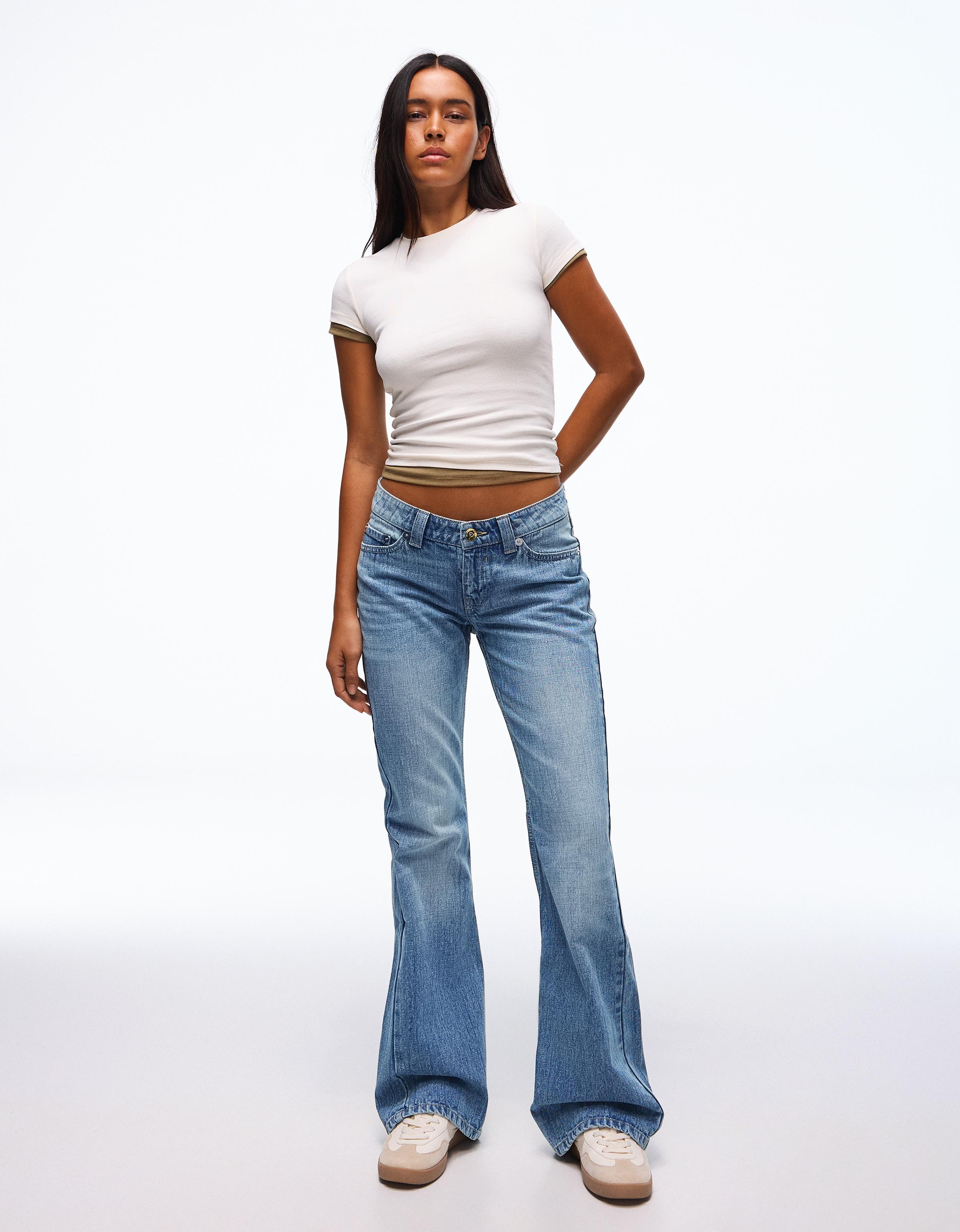 Düşük bel baggy fit çan jean - Görsel 60