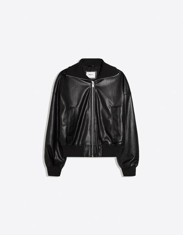 Leather effect jacket — Black 6