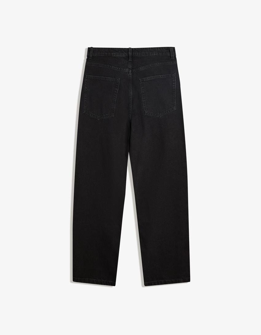Baggy Jeans-Schwarz-4