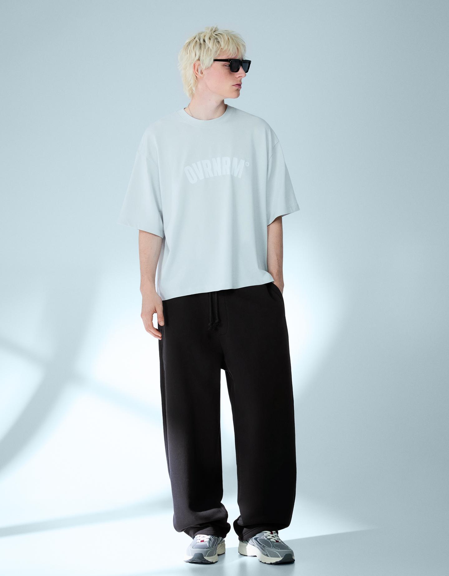 Bershka Pantalón Balloon Hombre Negro