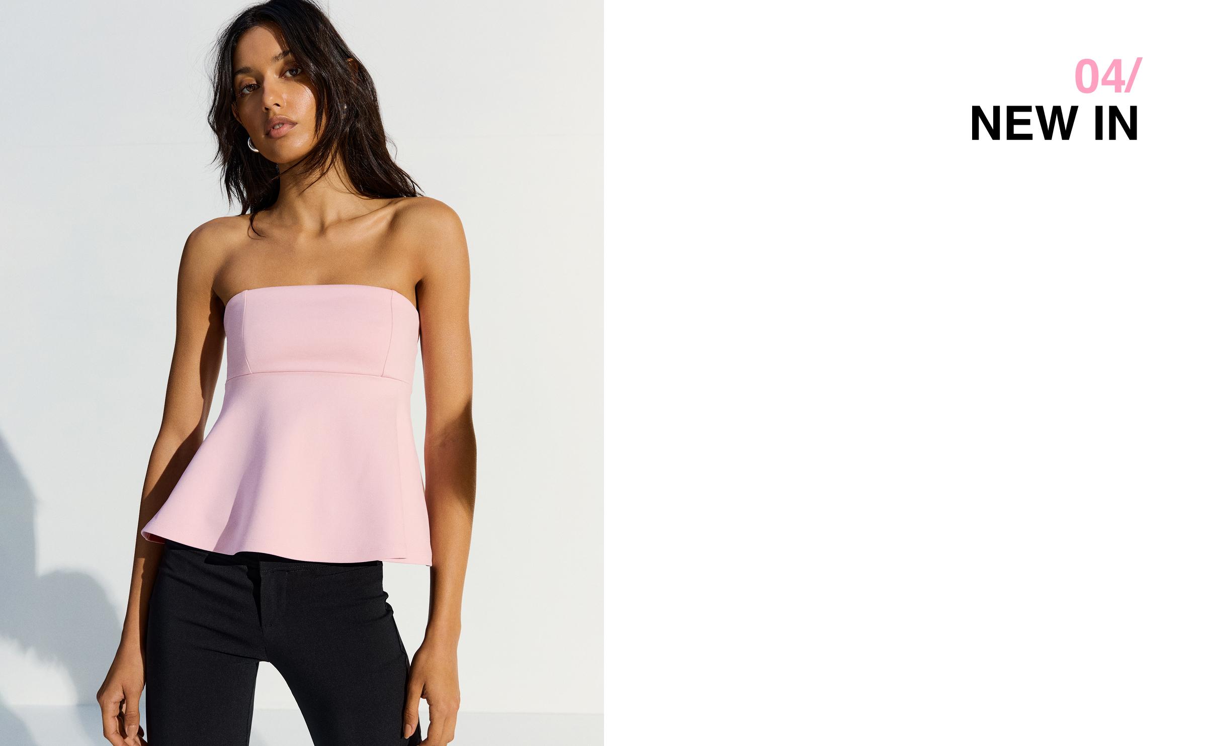 Peplum bandeau top - Görsel 65