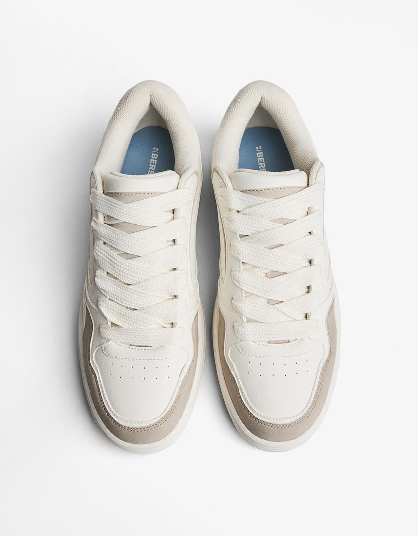 Sneakers basiche street combinate-Multicolore