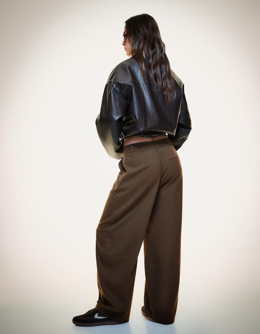 Hose, tailored-Braun-1