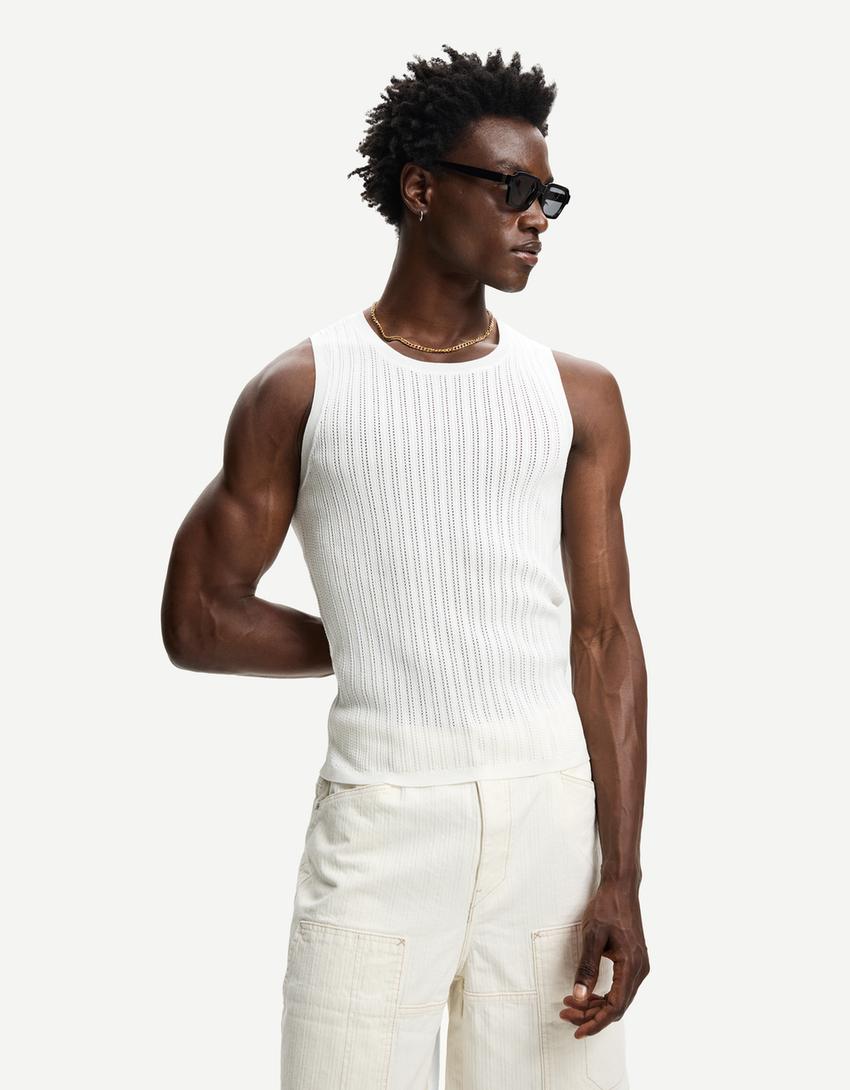 Camiseta Interior Camisetas De Tirantes Hombre Bershka Bershka