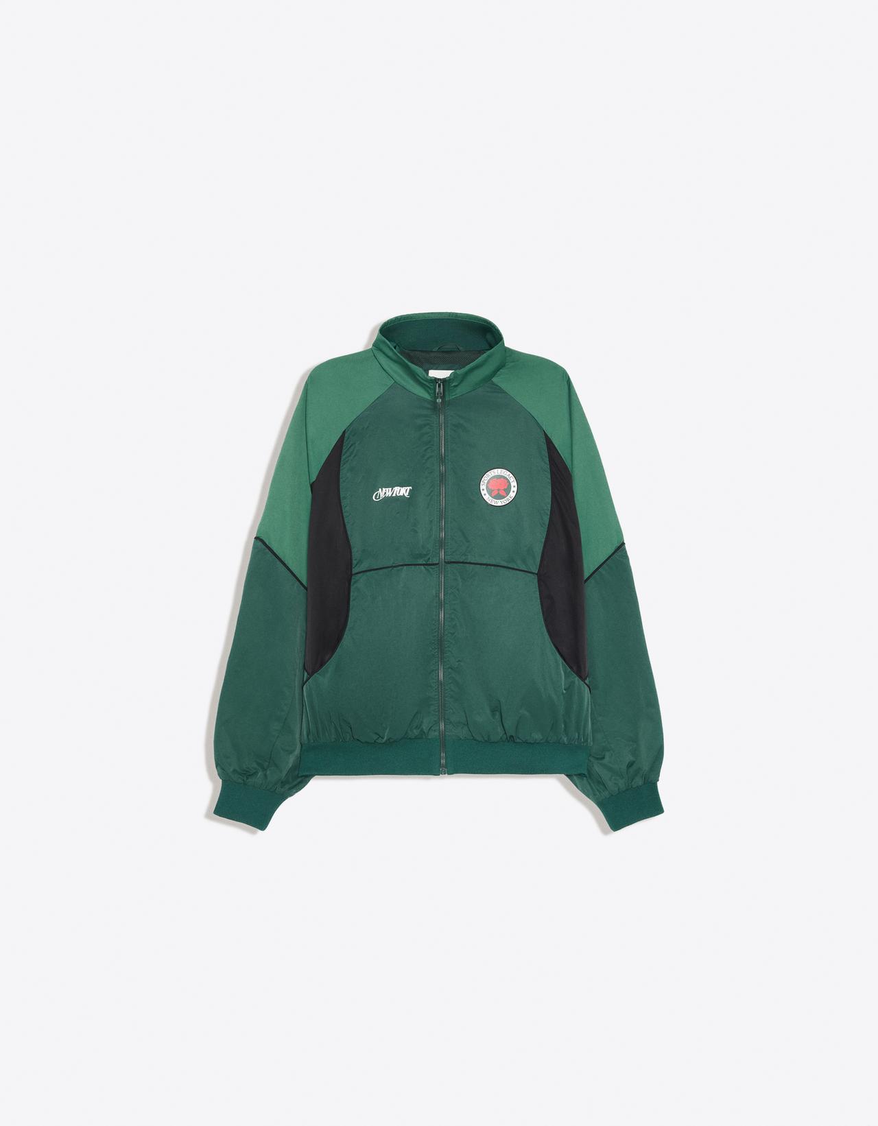 Graphic nylon jacket — Green