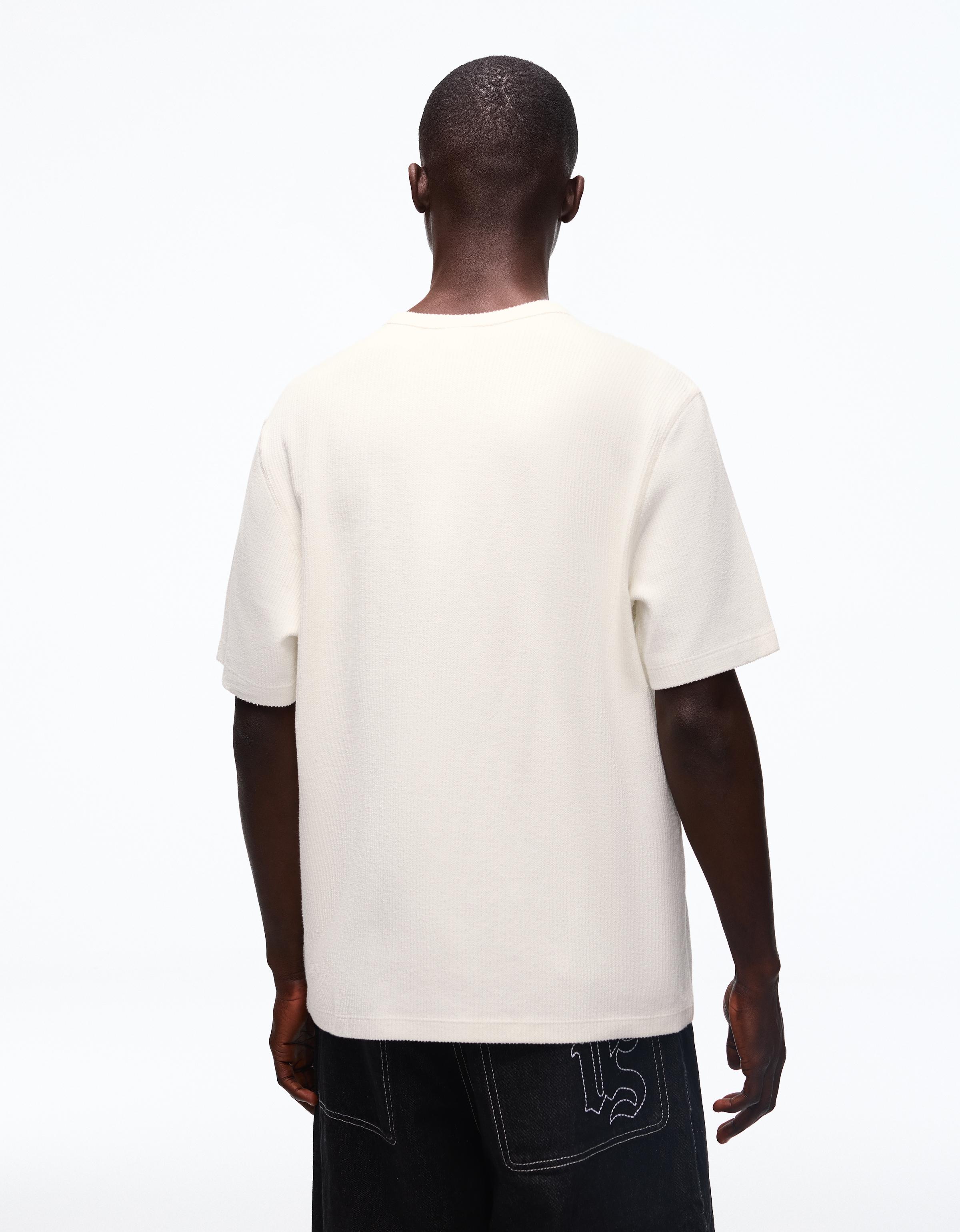 Kısa kollu dokulu tişört - Görsel 87