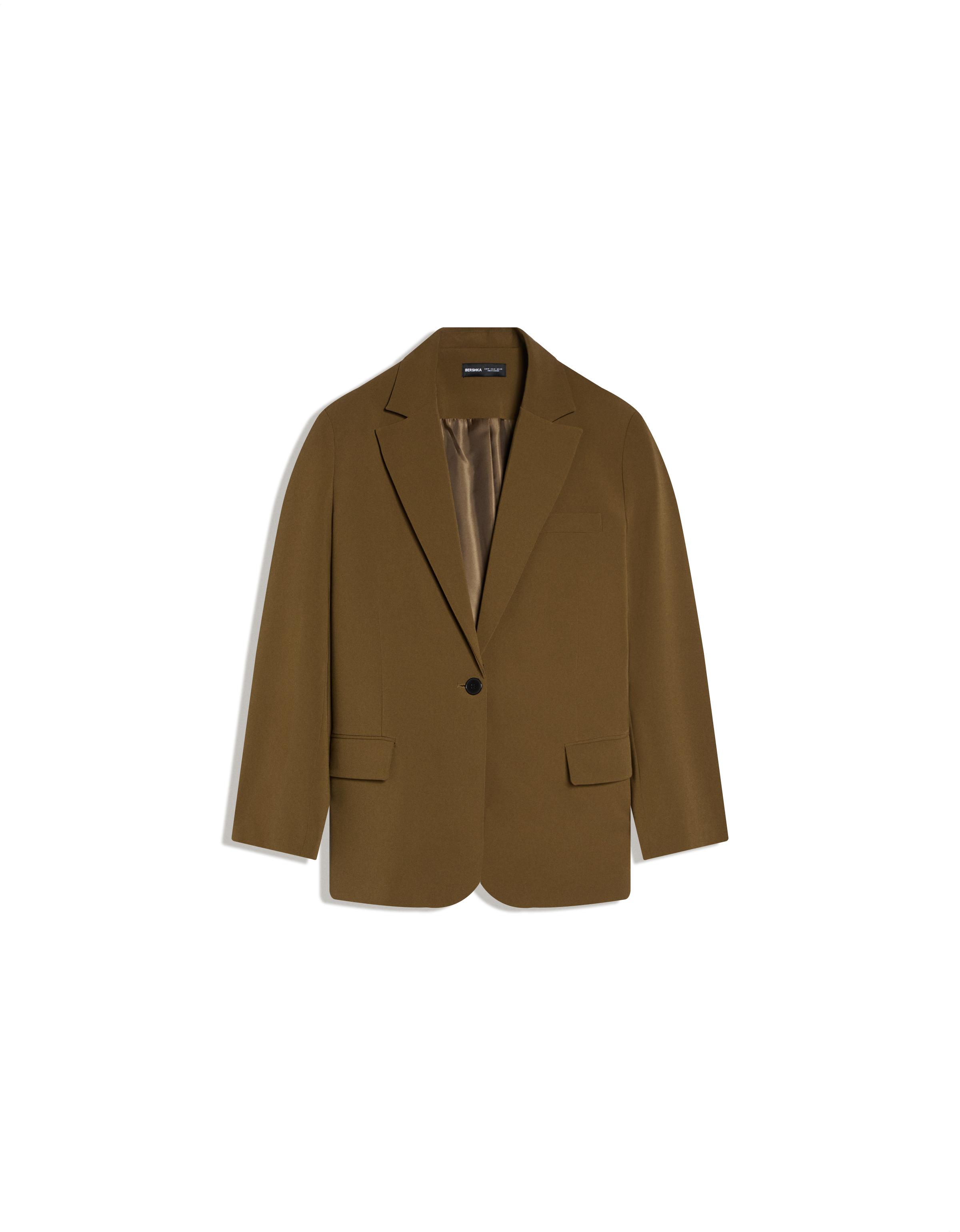 Blazer with back buckle