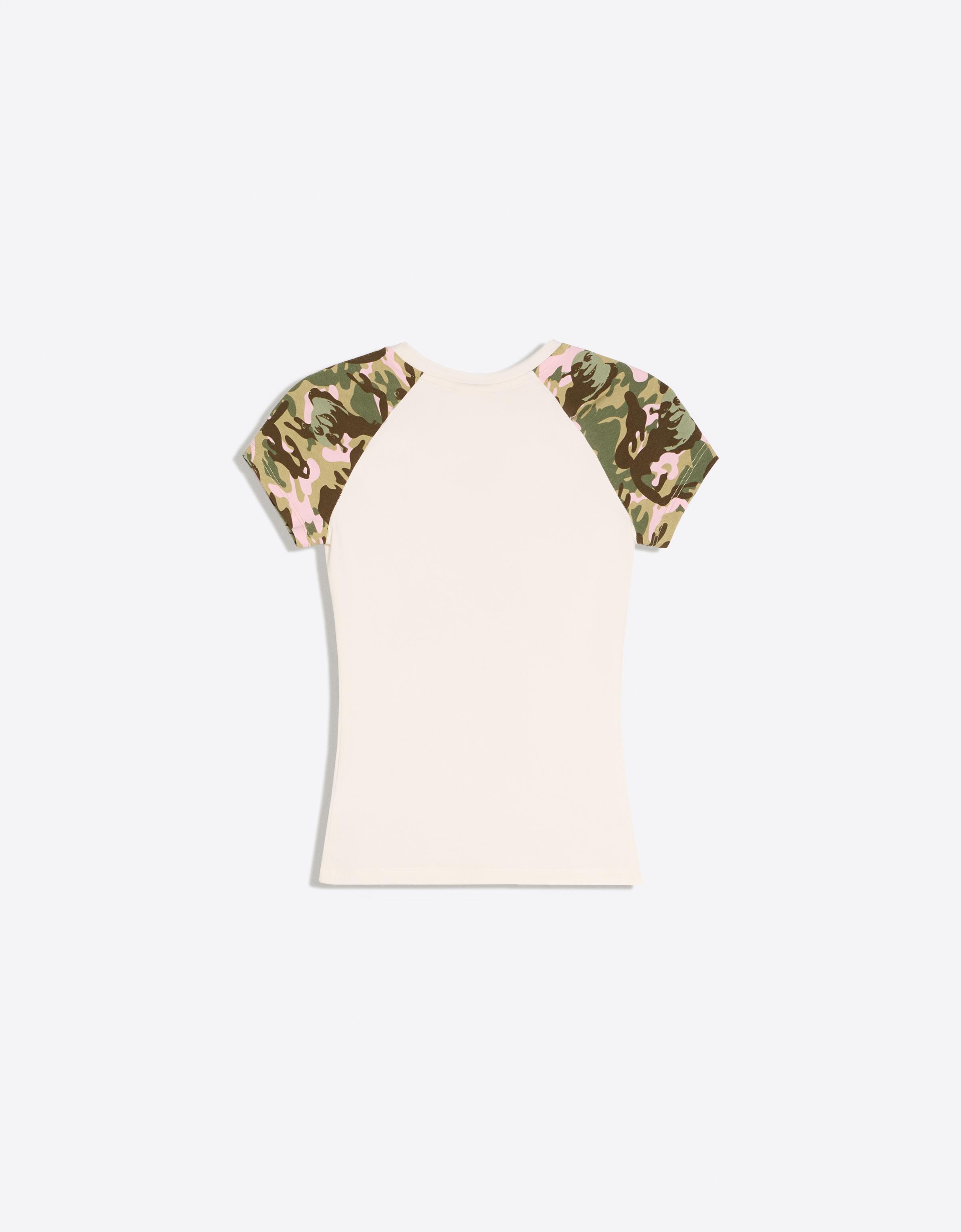 Short sleeve raglan SHREK print T-shirt — Off white