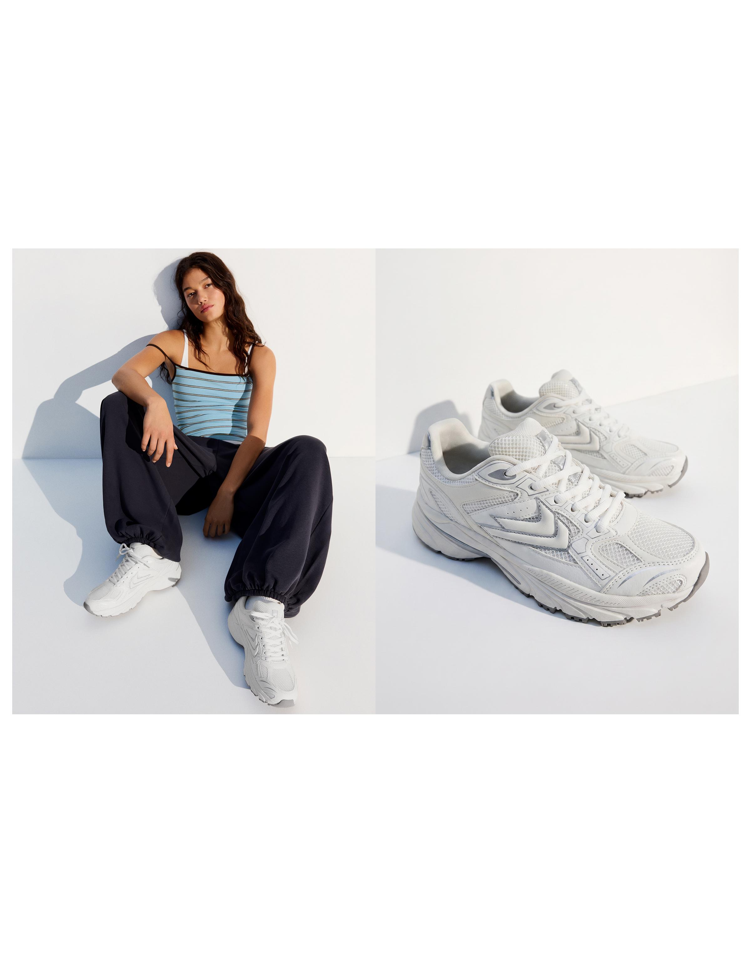 MULTI-PIECE TRAINERS — WHITE