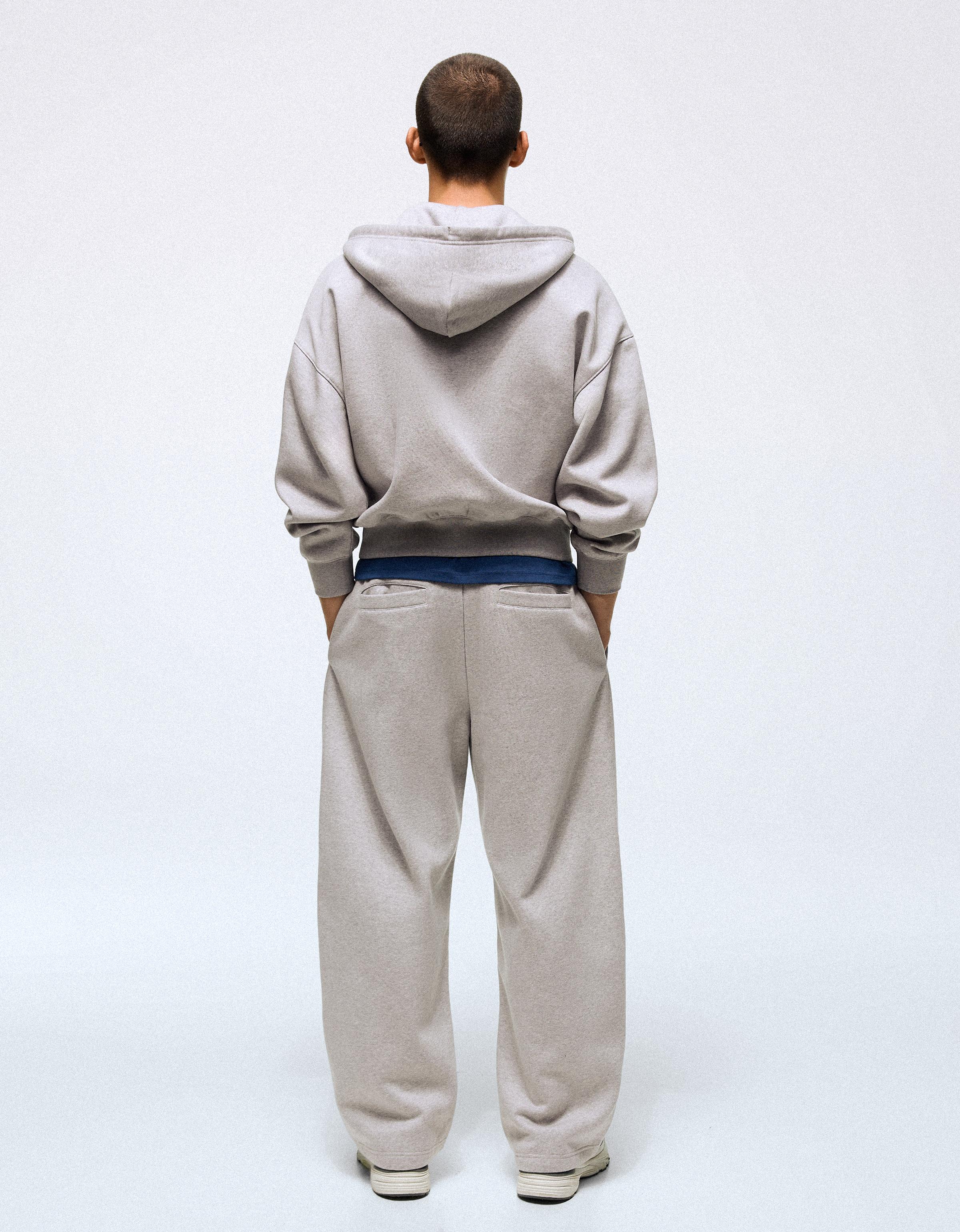 Zip-up hoodie — Grey
