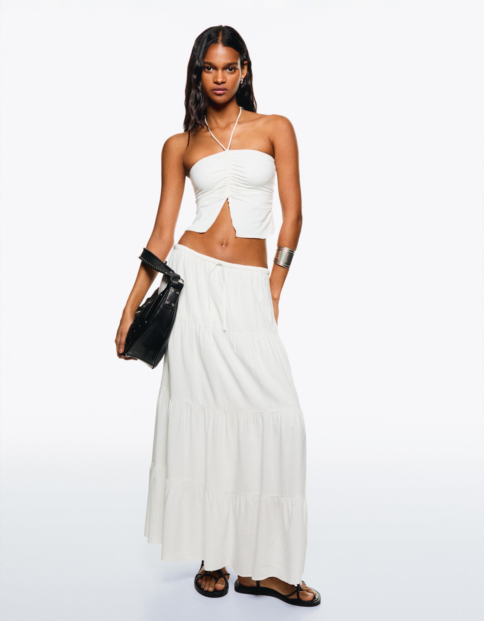 Jupe Tennis Blanche Bershka Jupe Blanche Plissee Bershka Taille Xs