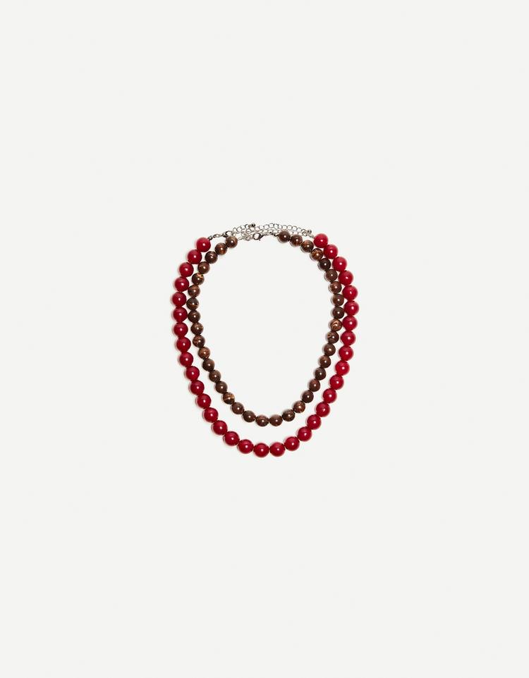 2-pack of bead necklaces