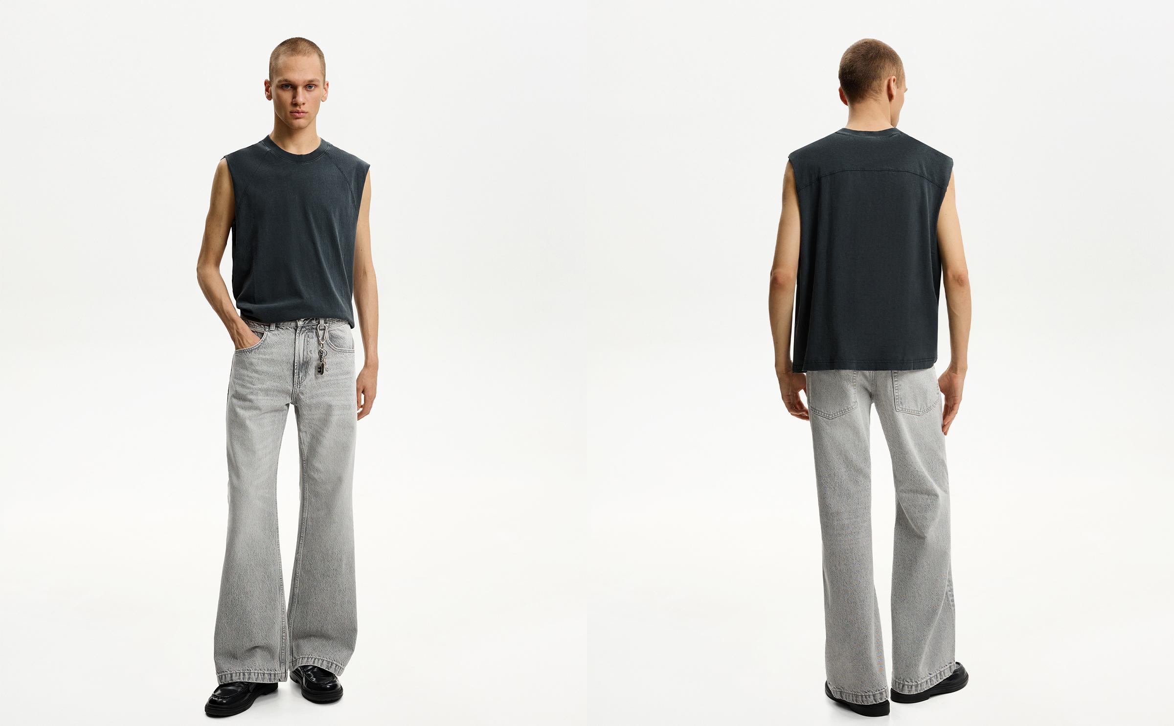 Flared jeans
