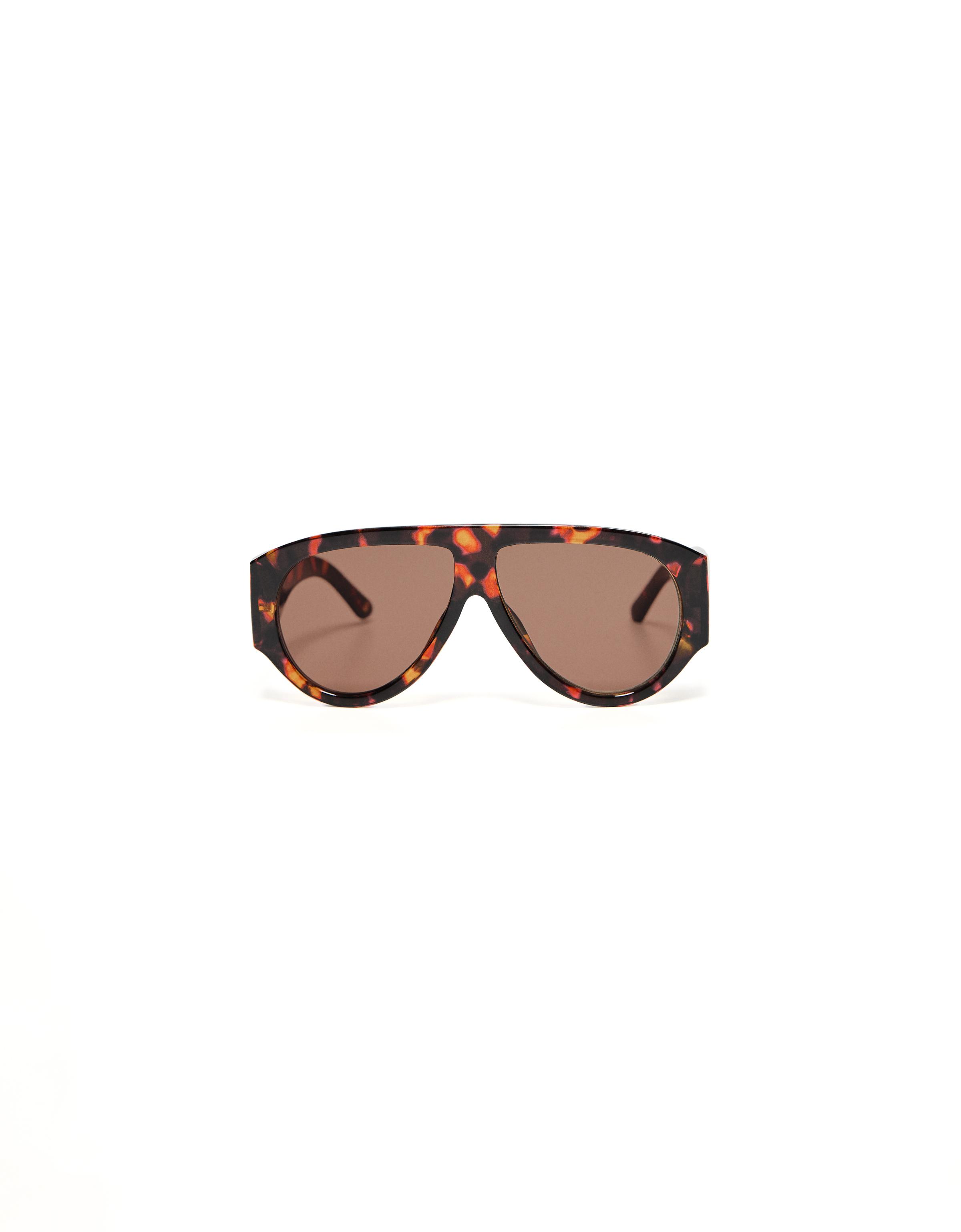 Acetate sunglasses — Brown