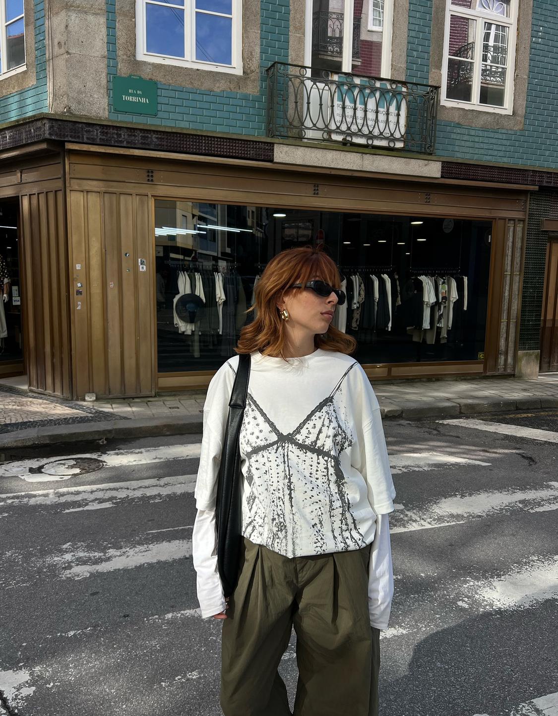 Short sleeve T-shirt with print