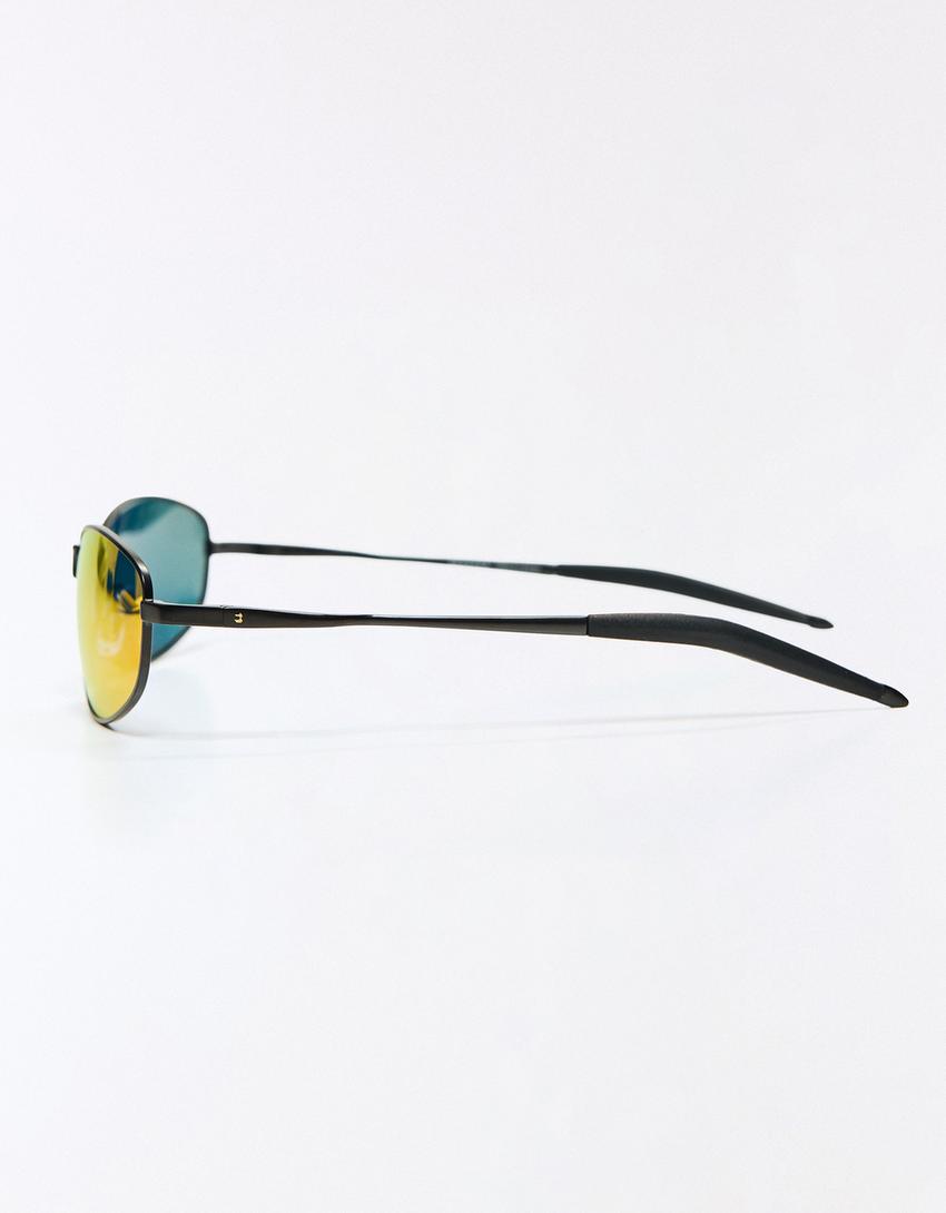 Lunettes de soleil sport polarisées-Rouge