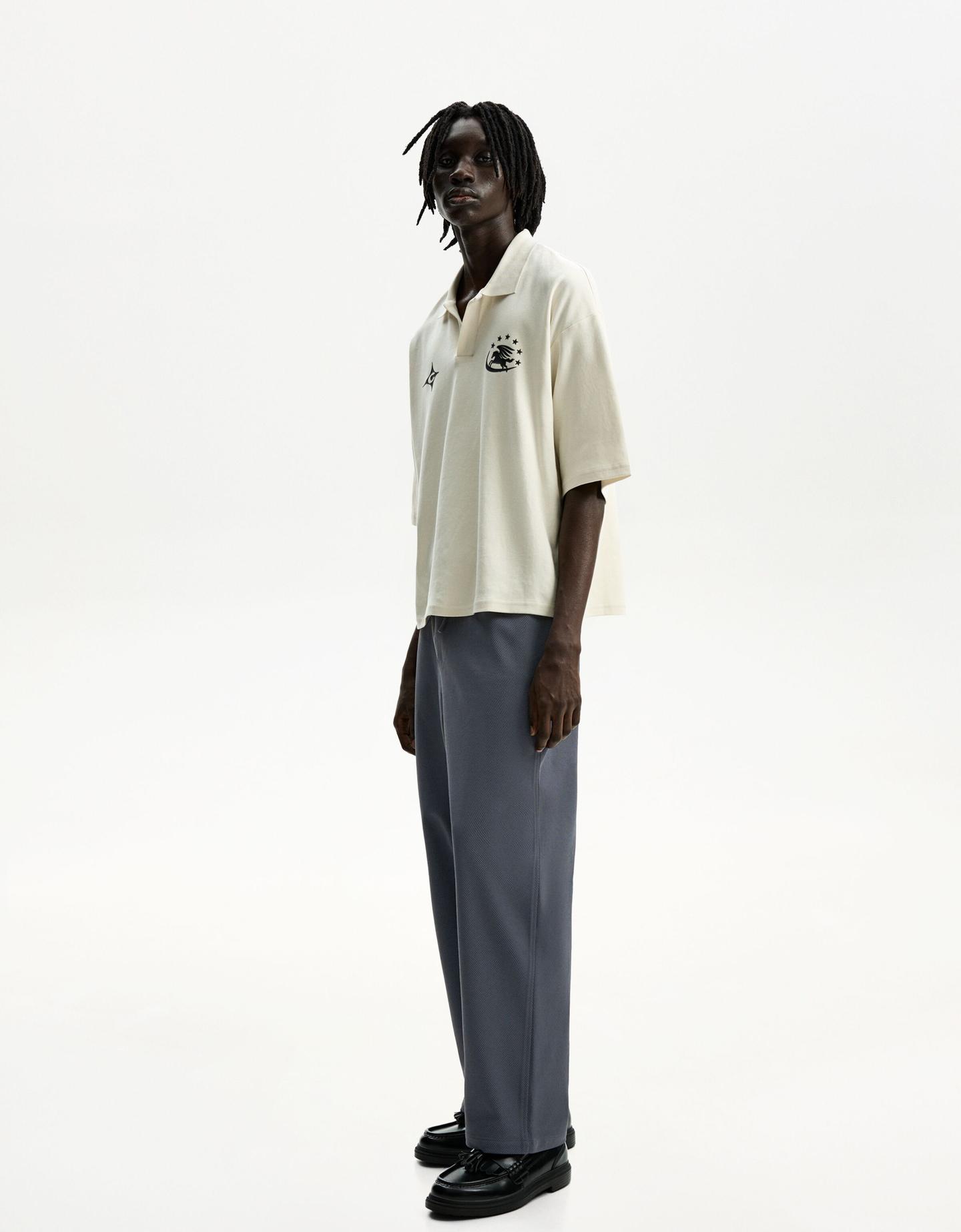 Bershka spodnie jogger baggy szary
