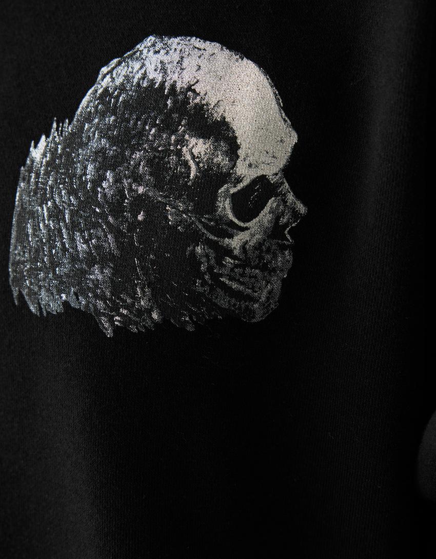 Sweat Vincent van Gogh capuche imprimé-Noir-6