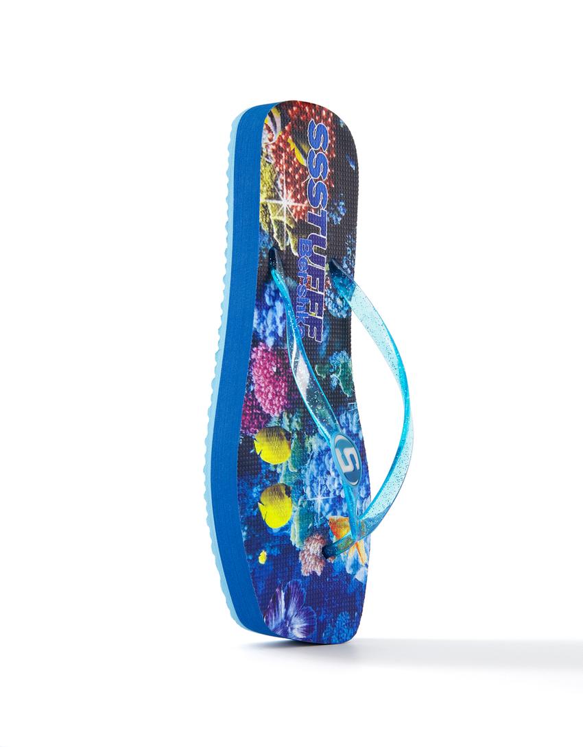 BERSSSHKA X SSSTUFFF rubberized sandals-Multicolored-8