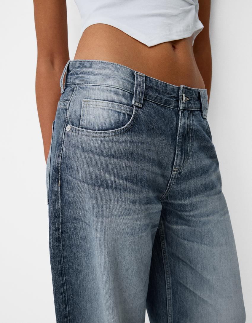 Jeans baggy barrel-Azzurro-3