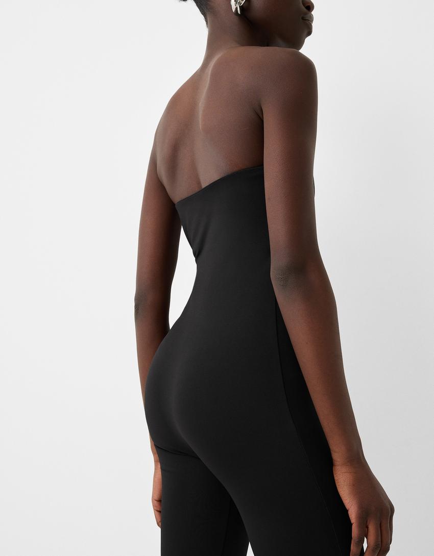 Macacão bandeau-Preto-5