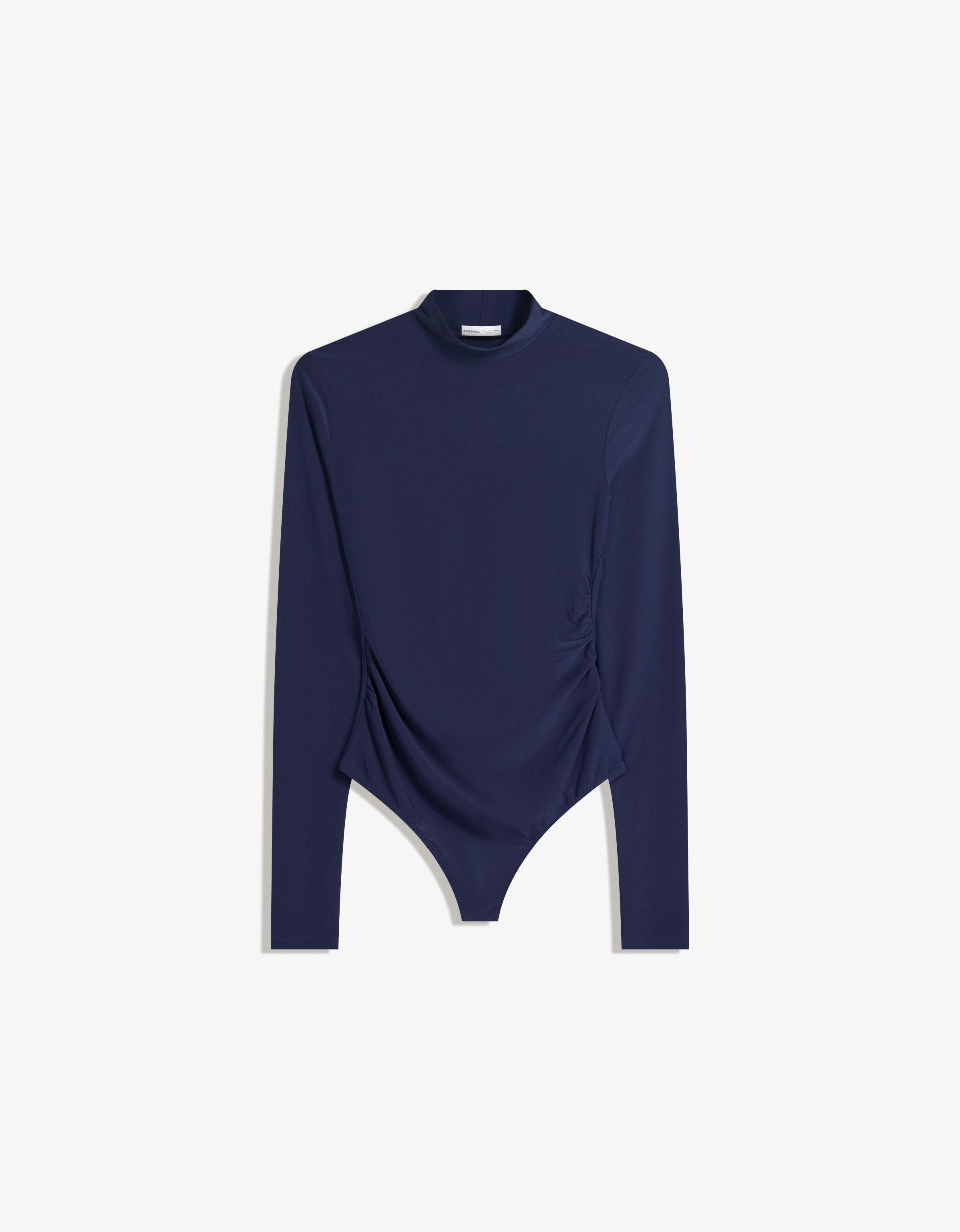 Long sleeve roll neck bodysuit