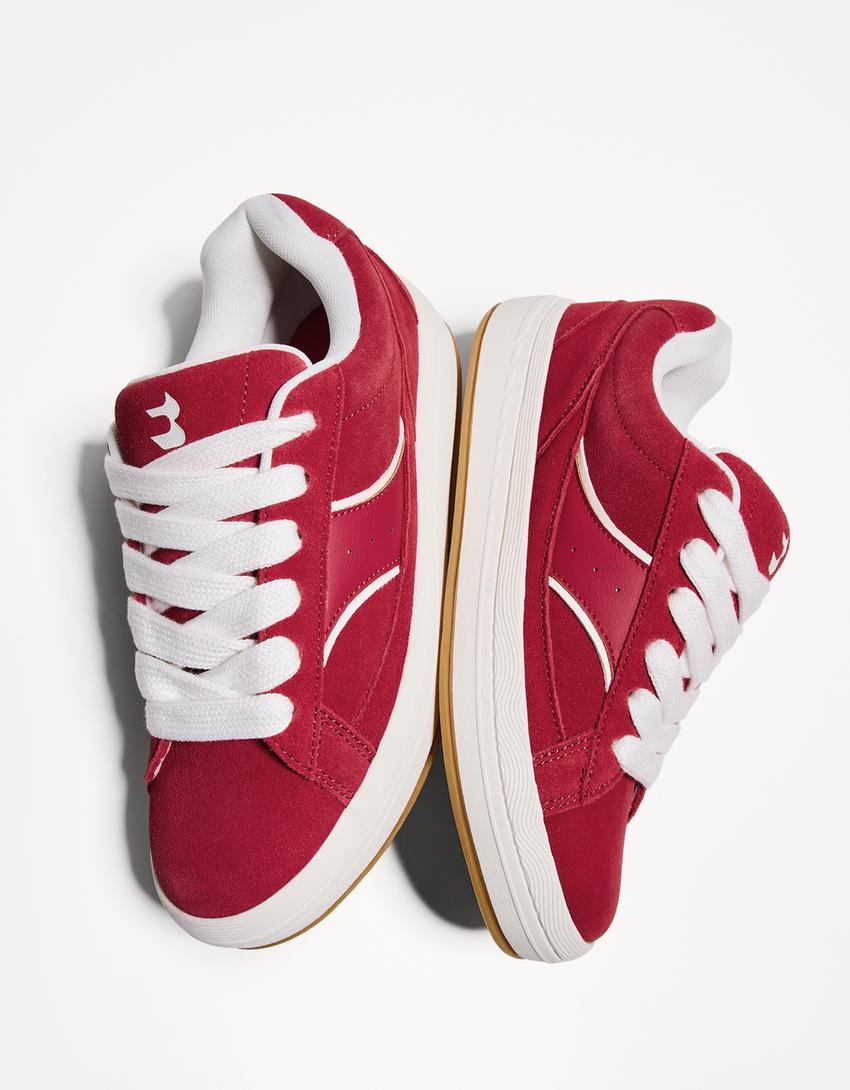 Sapatilhas skate PELE-Vermelho
