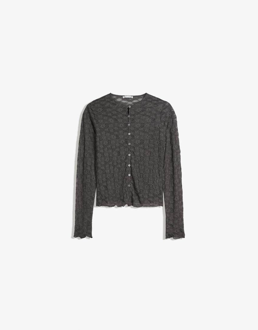 Chaqueta blonda-Gris oscuro-3