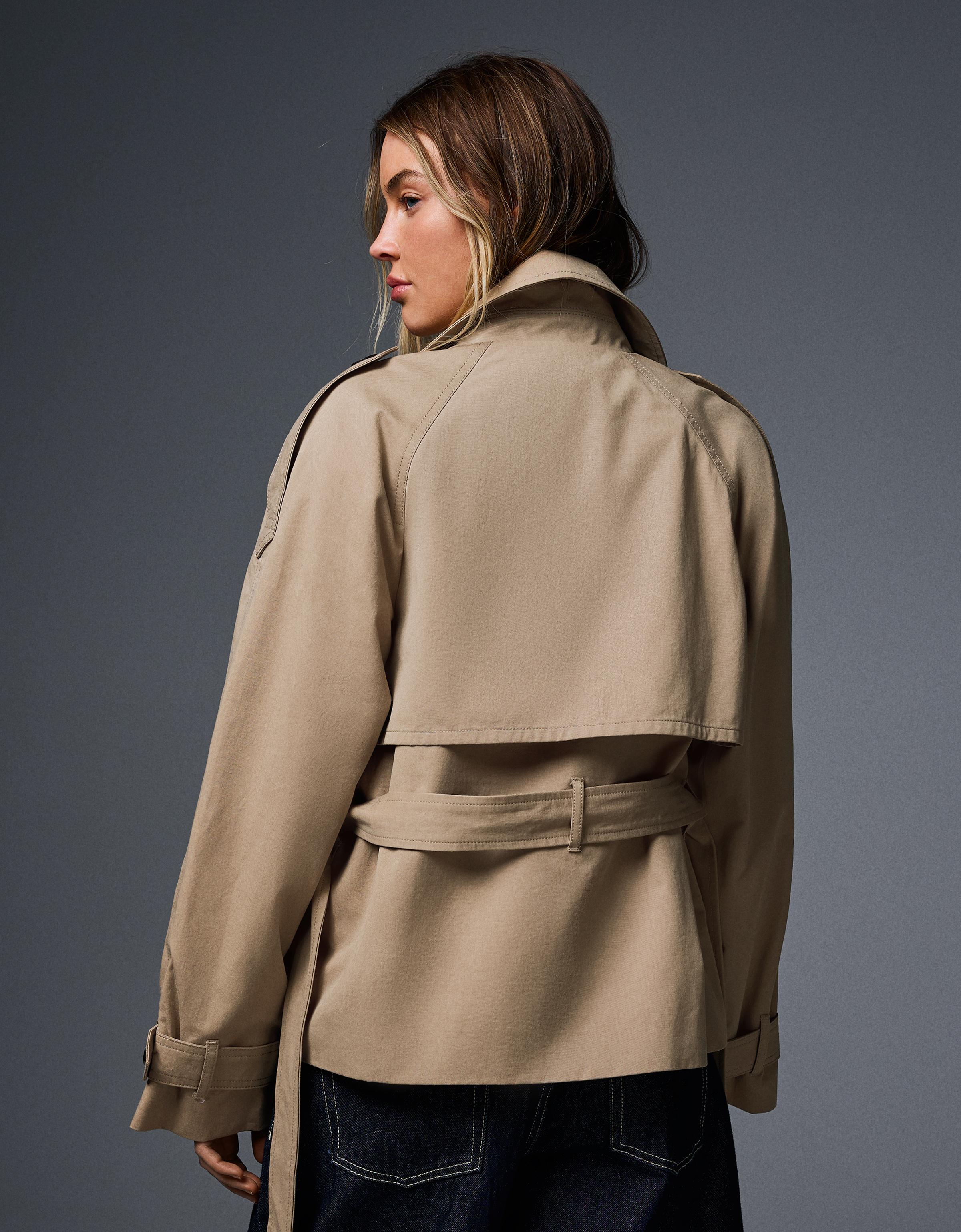 Trench jacket — Camel