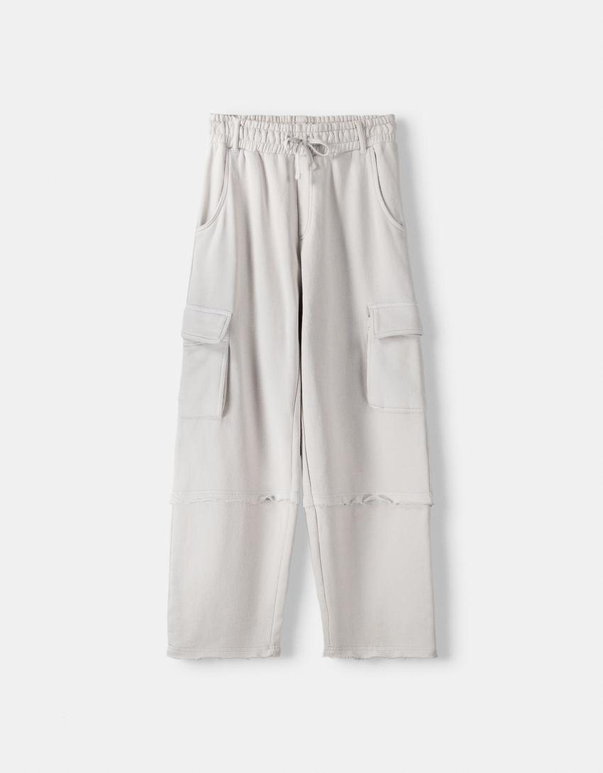 Pantalon cargo coutures-Pierre-4