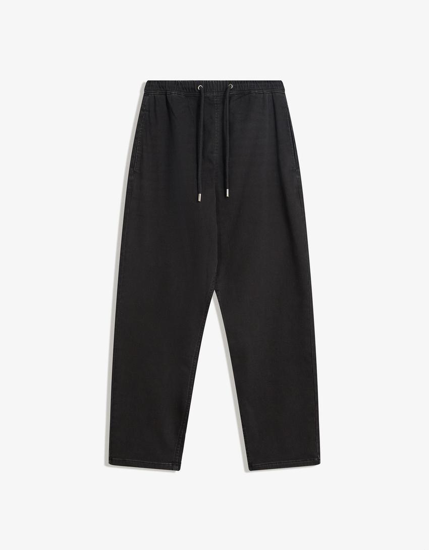 Jogger jeans-Black-3