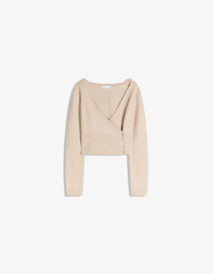 Cardigan nasturi-Nisip