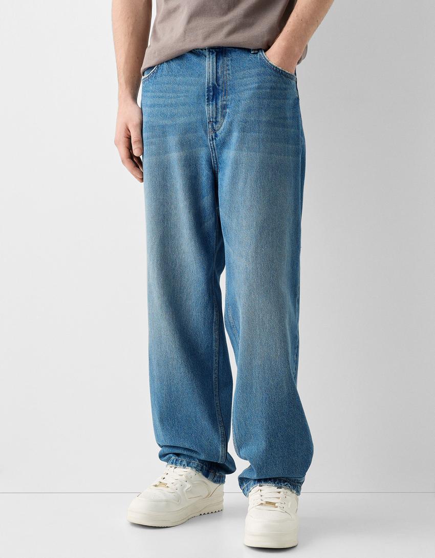 Baggy jeans-Washed out blue-1