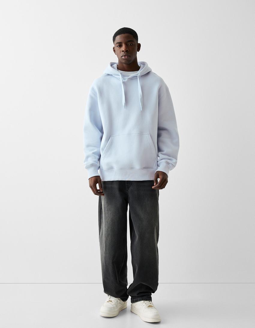 Hoodie-Light blue-3