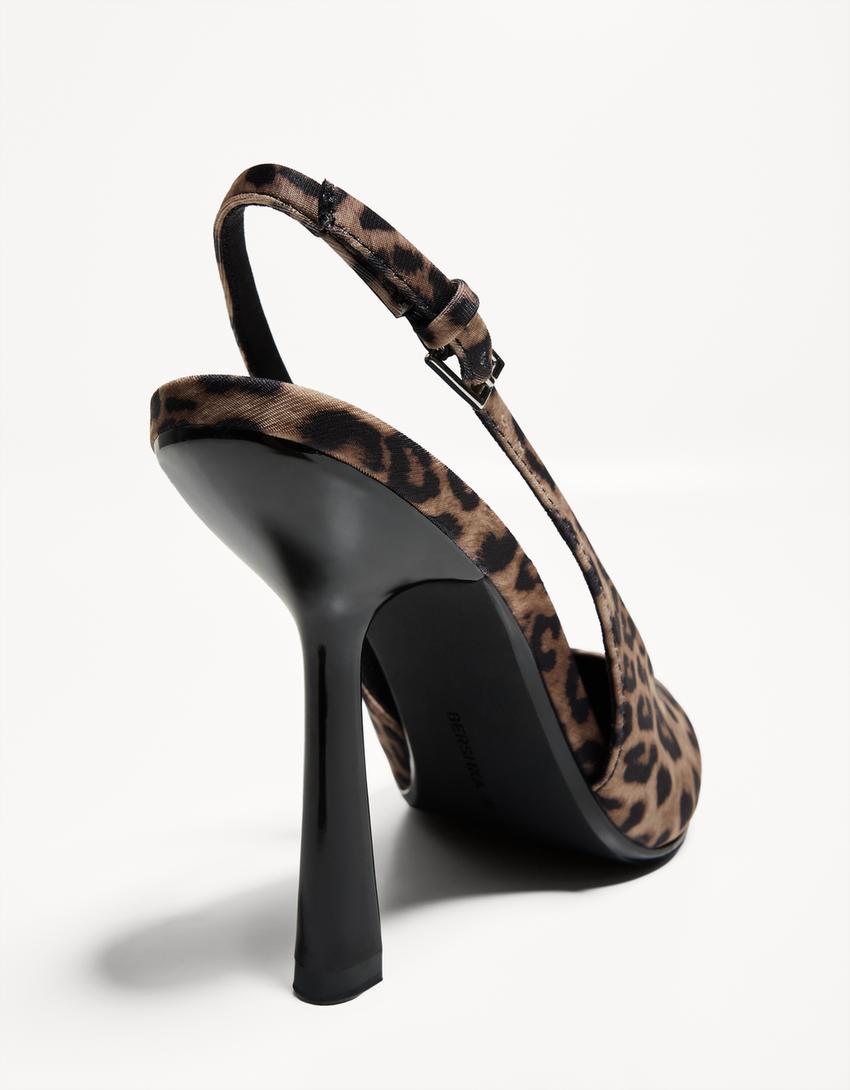 Zapato tacón animal print destalonado-Leopardo-1